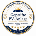Geprüfte PV-Anlage